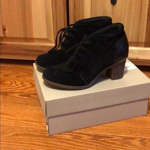 Clark black booties